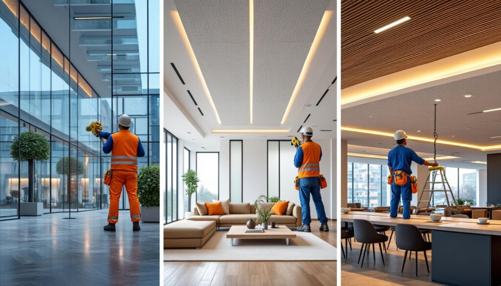 confiez l'installation de vos faux plafonds à des professionnels expérimentés, partout en france. qualité, écoute et finitions irréprochables pour tous vos projets d'aménagement intérieur.